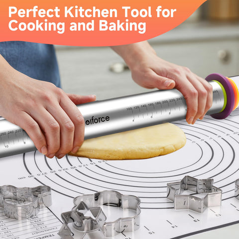 Olforce 2 mm thickness ring for precise dough height and uniform crusts.