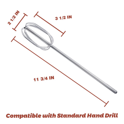 OLIGAI beaters whisk batter quickly for fluffy pancakes and cakes.