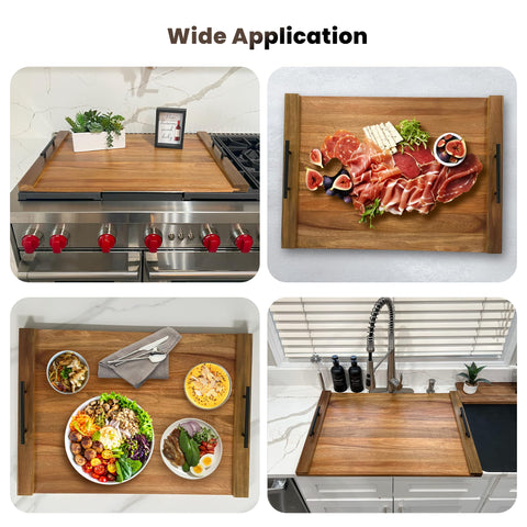 Olive Everything stovetop fit on stove image shows compatibility with most ranges.