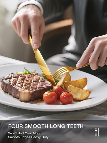 Ollex dinner fork with balanced weight for confident cutting