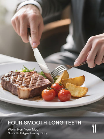 Ollex dinner forks featured with sturdy design for reliable serving