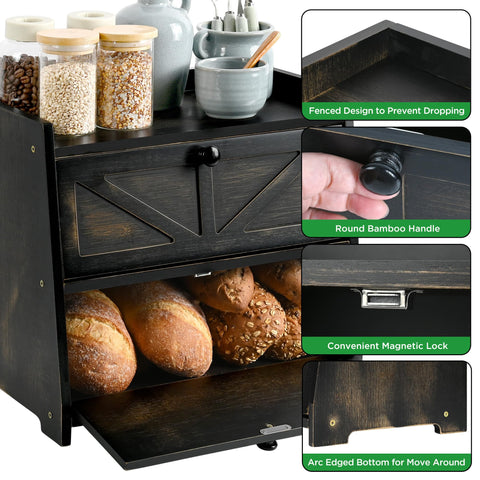 Ollieroo top-flat-surface provides extra counter space for small items.