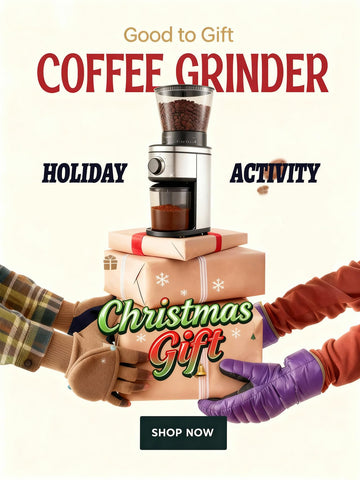 Ollygrin Burr Coffee Grinder 30 grind settings for espresso to French press