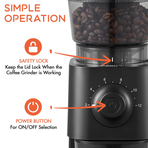 Ollygrin removable ground coffee container for simple transfer after brewing.