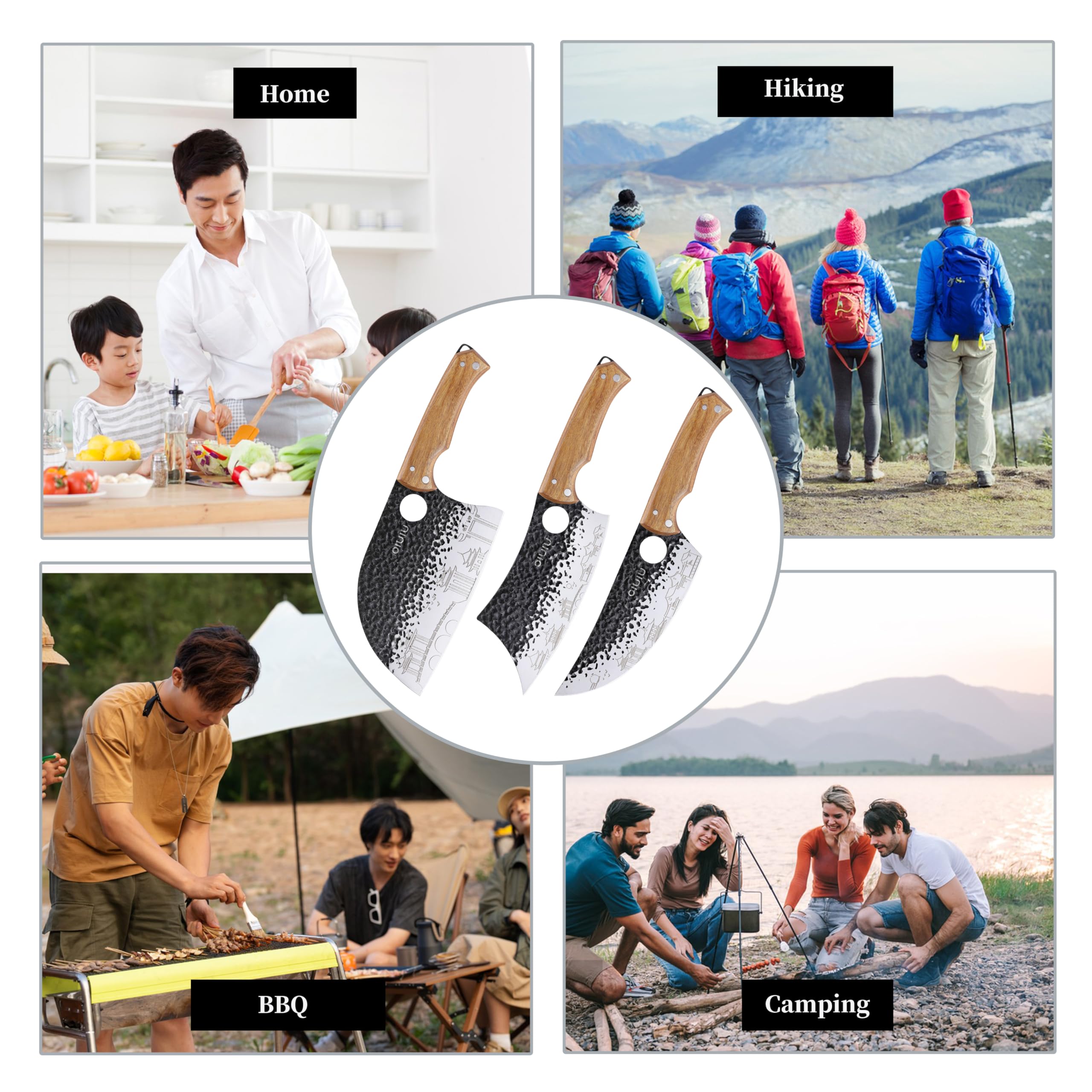 OLULU Viking knife 6.5-inch blade built for versatile kitchen prep.