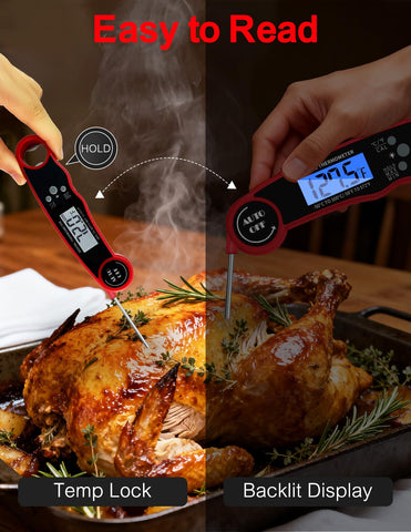 Olwaiy thermometer auto on/off feature activates when in use.
