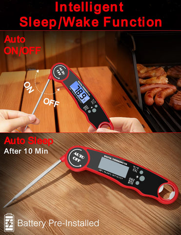 Olwaiy waterproof design is easy to rinse after cooking sessions.
