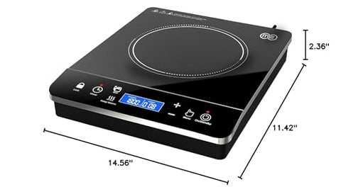 OMEO induction cookware compatibility with magnetic bases for versatile utensil choices.