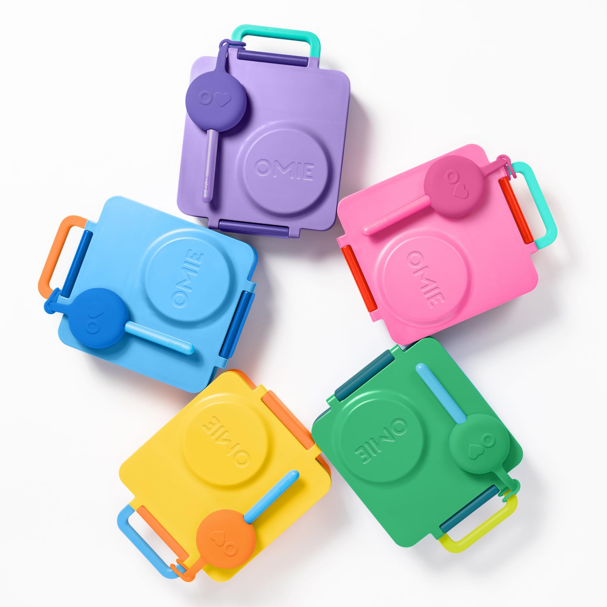 OmieBox mint-green set ideal for school, camping, and trips.