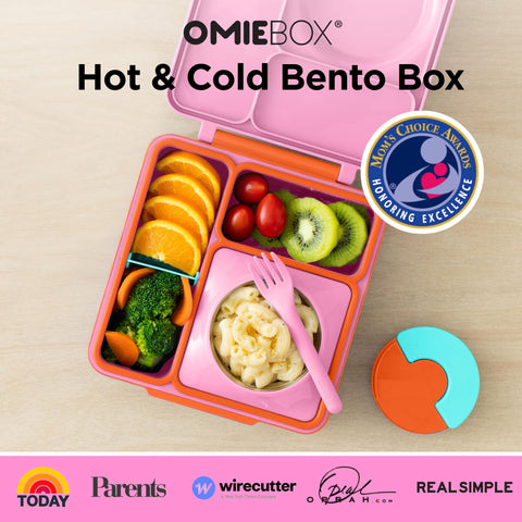 OmieBox insulated food jar keeps hot entrees warm for hours.
