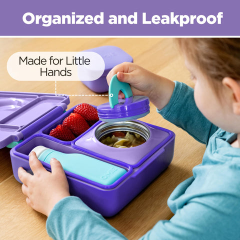 OmieBox stainless-steel vacuum container maintains temperature for hours.