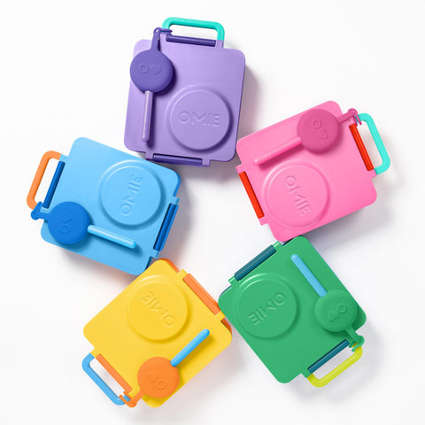 OmieBox open case in Sunrise showing compact storage