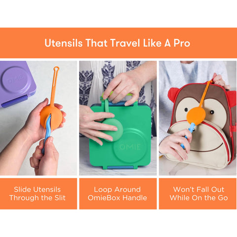 OmieBox pod in Sunrise silicone case for easy access