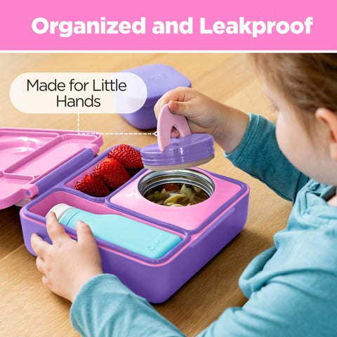 OmieBox Unicorn Pink removable dividers allow easy customization.