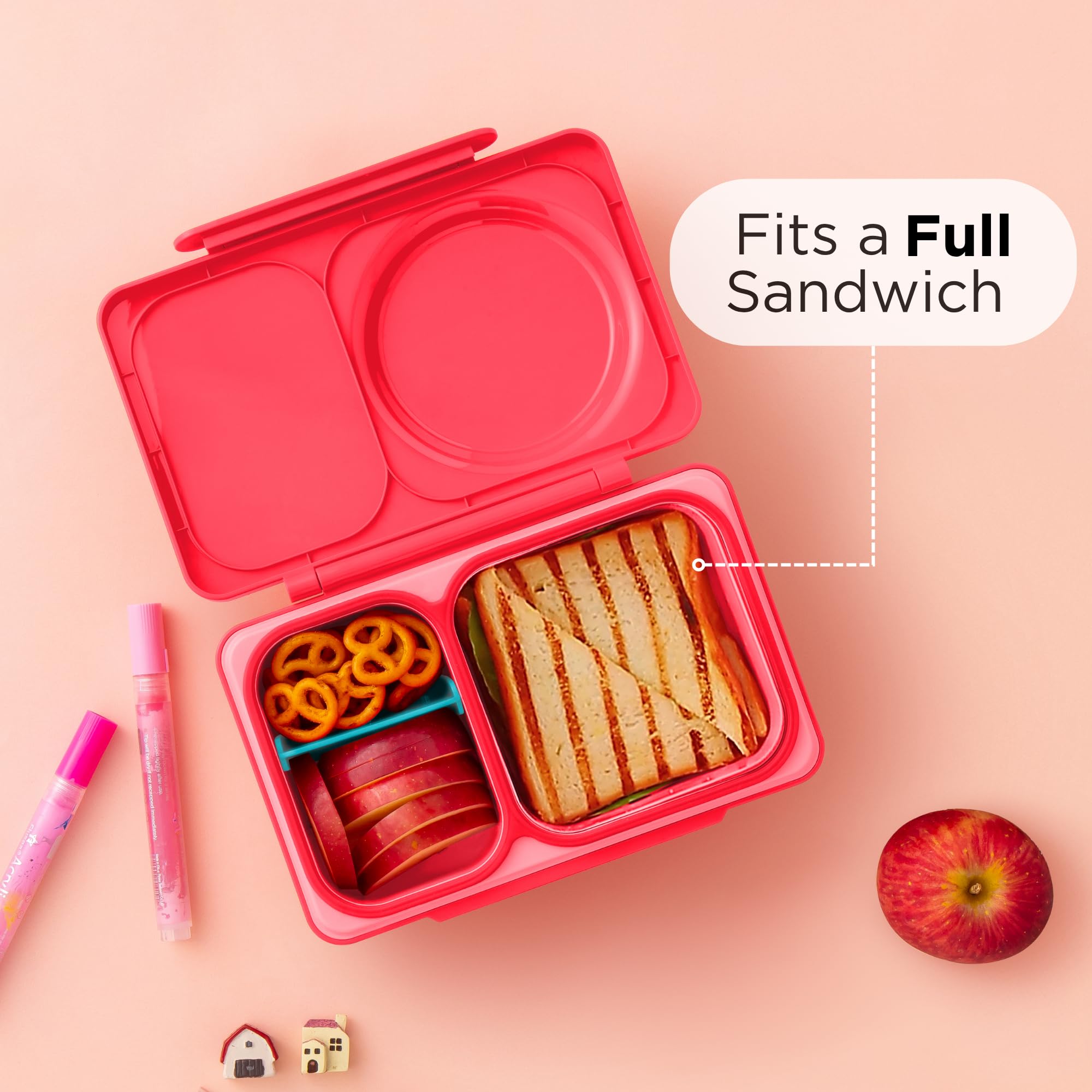 OmieBox UP dishwasher-safe for easy cleaning after school.