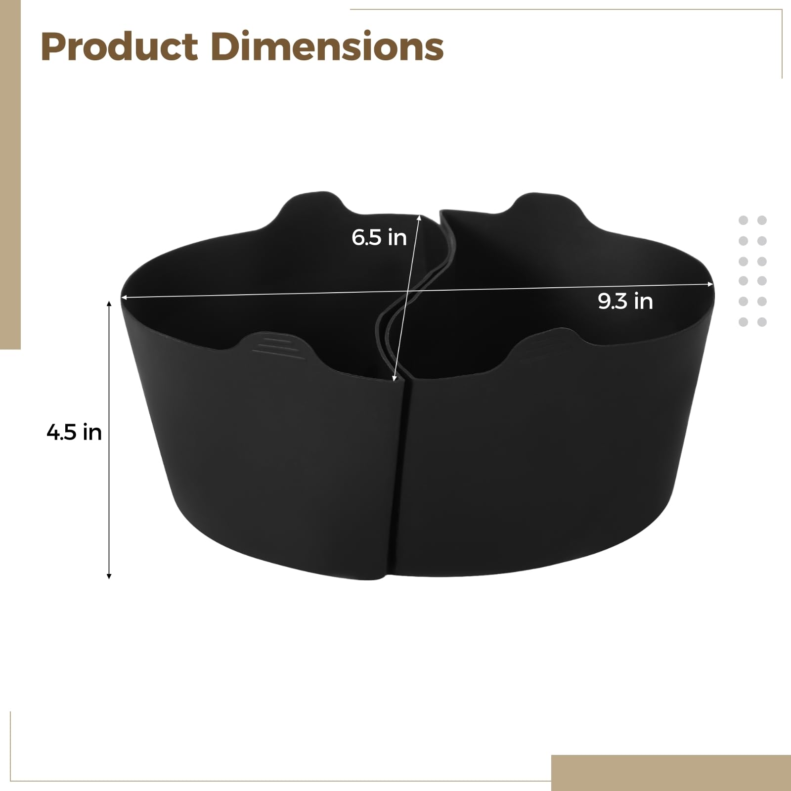 OMISTAR anti-slip handle liner prevents shifting for stable two-dish cooking.