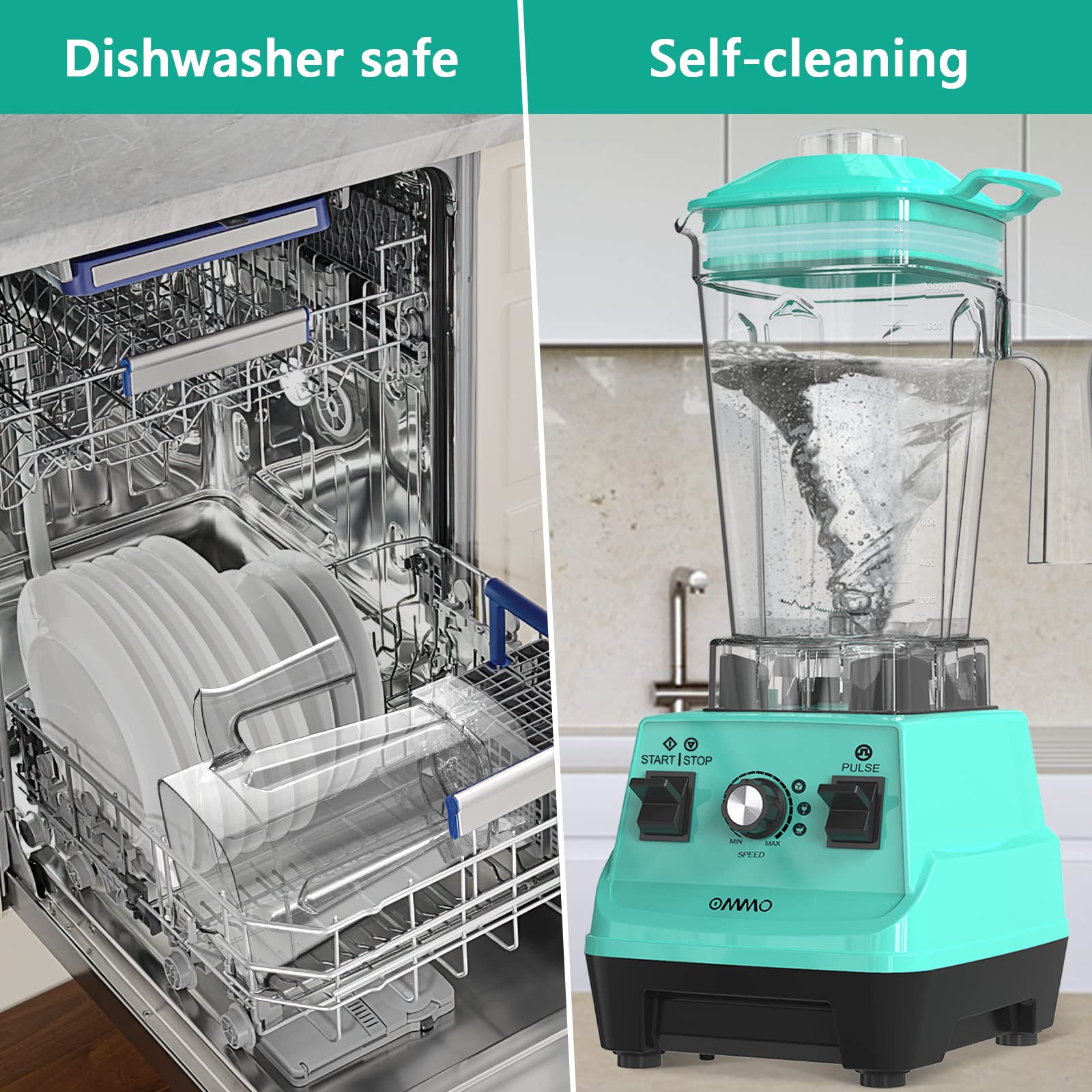 OMMO blender pulse function for controlled blending