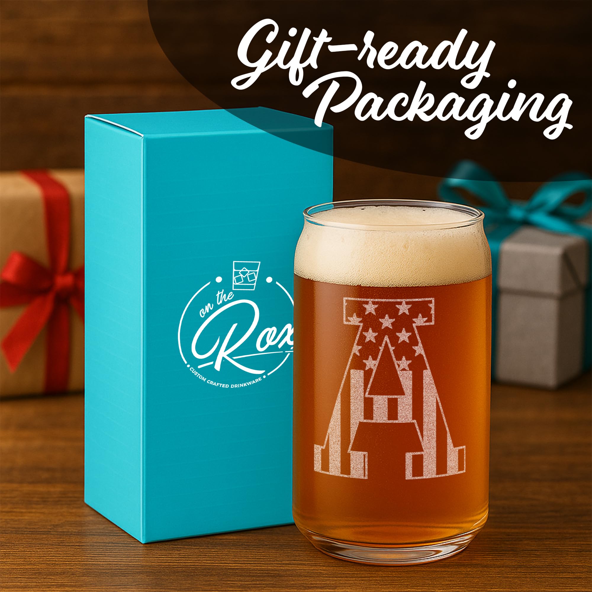 Gift-ready packaging from On The Rox for immediate gifting