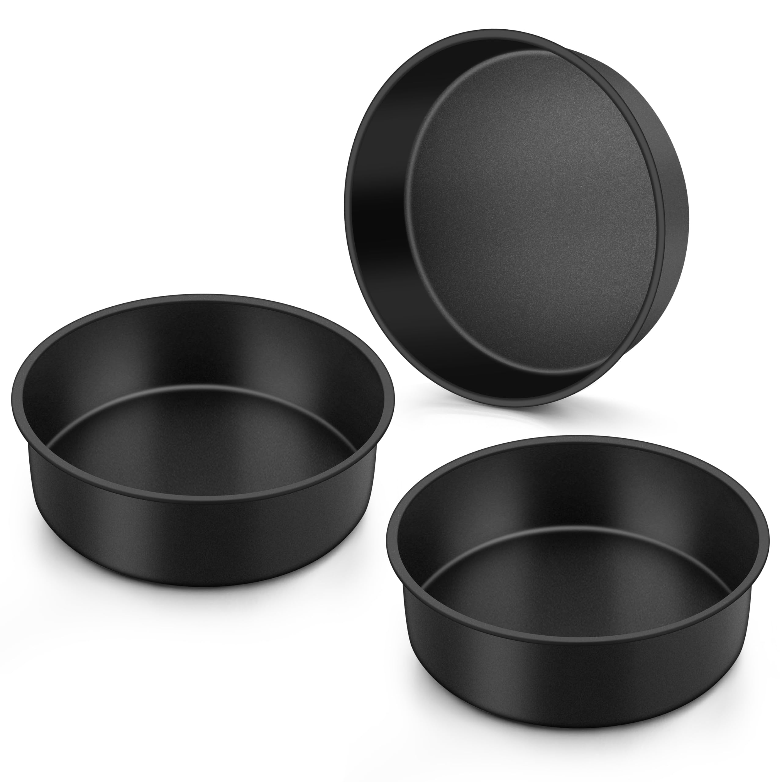 Onader 6 inch cake pan set with nonstick coating for easy release