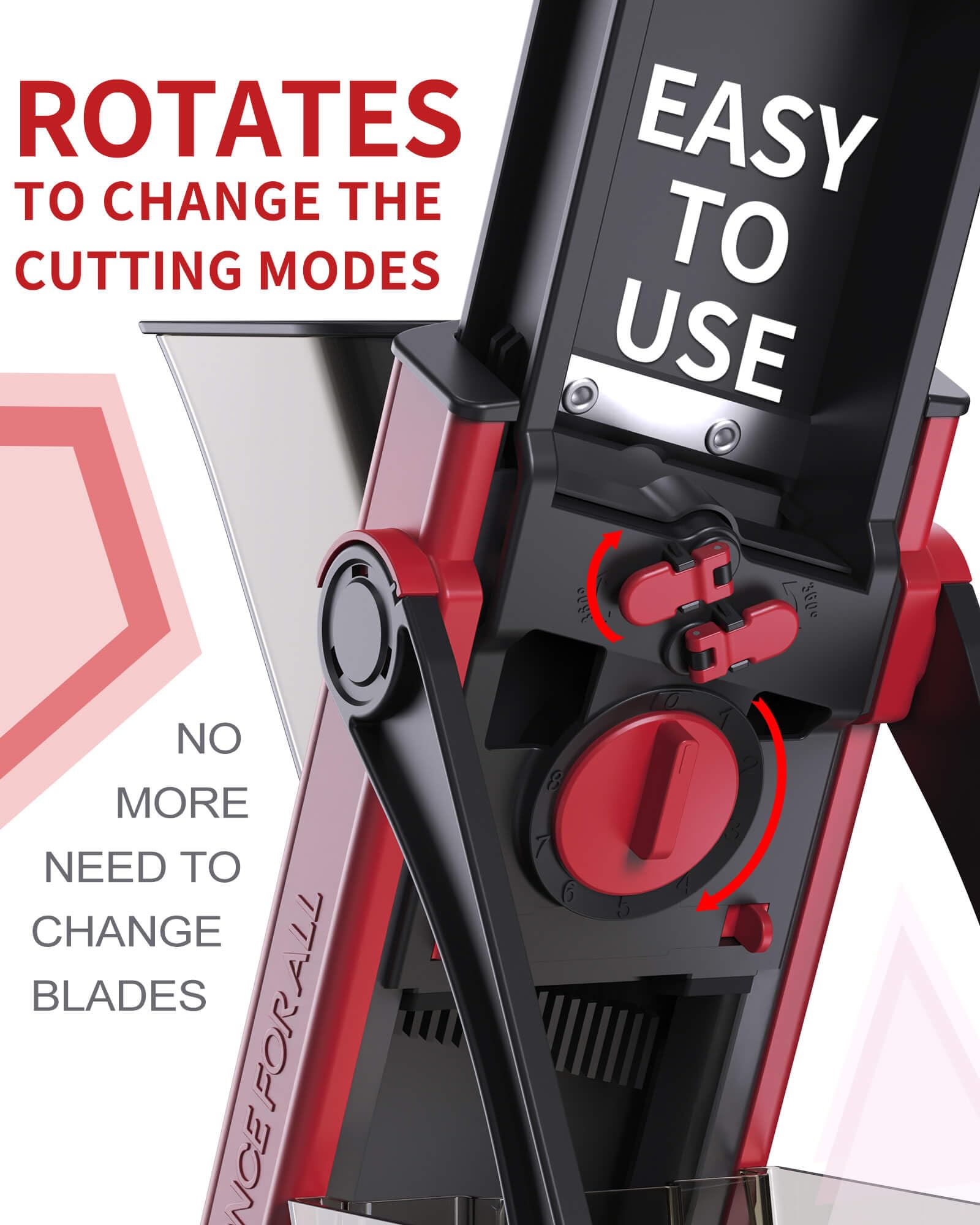 Adjustable thickness control from 0.1 to 8 mm for versatile prep