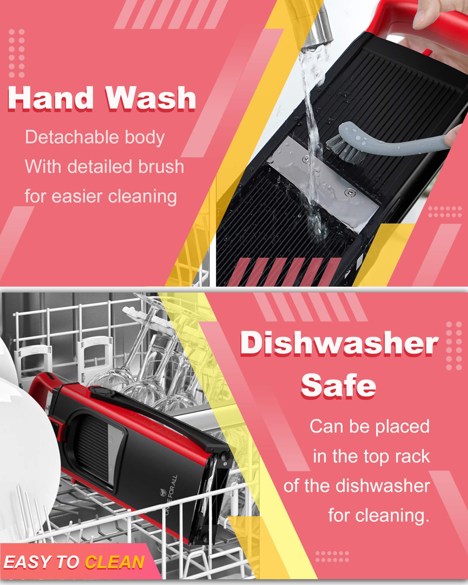 Collapsible design shown for easy storage and cleaning
