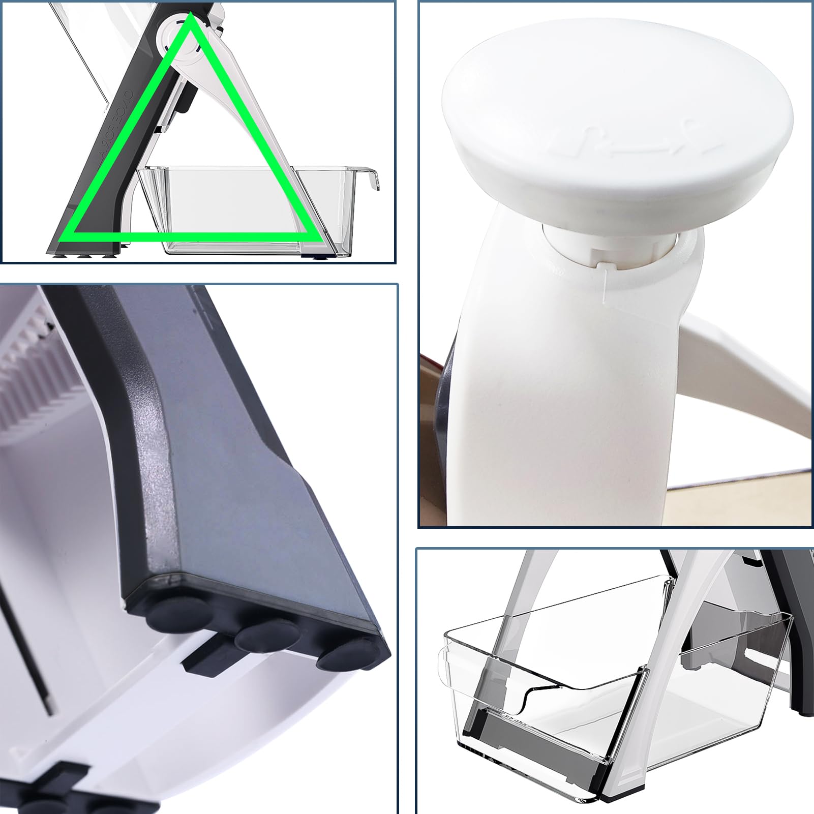 ONCE FOR ALL Collapsible design enables easy cleaning and compact storage