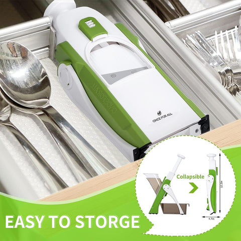 Compact footprint saves counter space in small kitchens