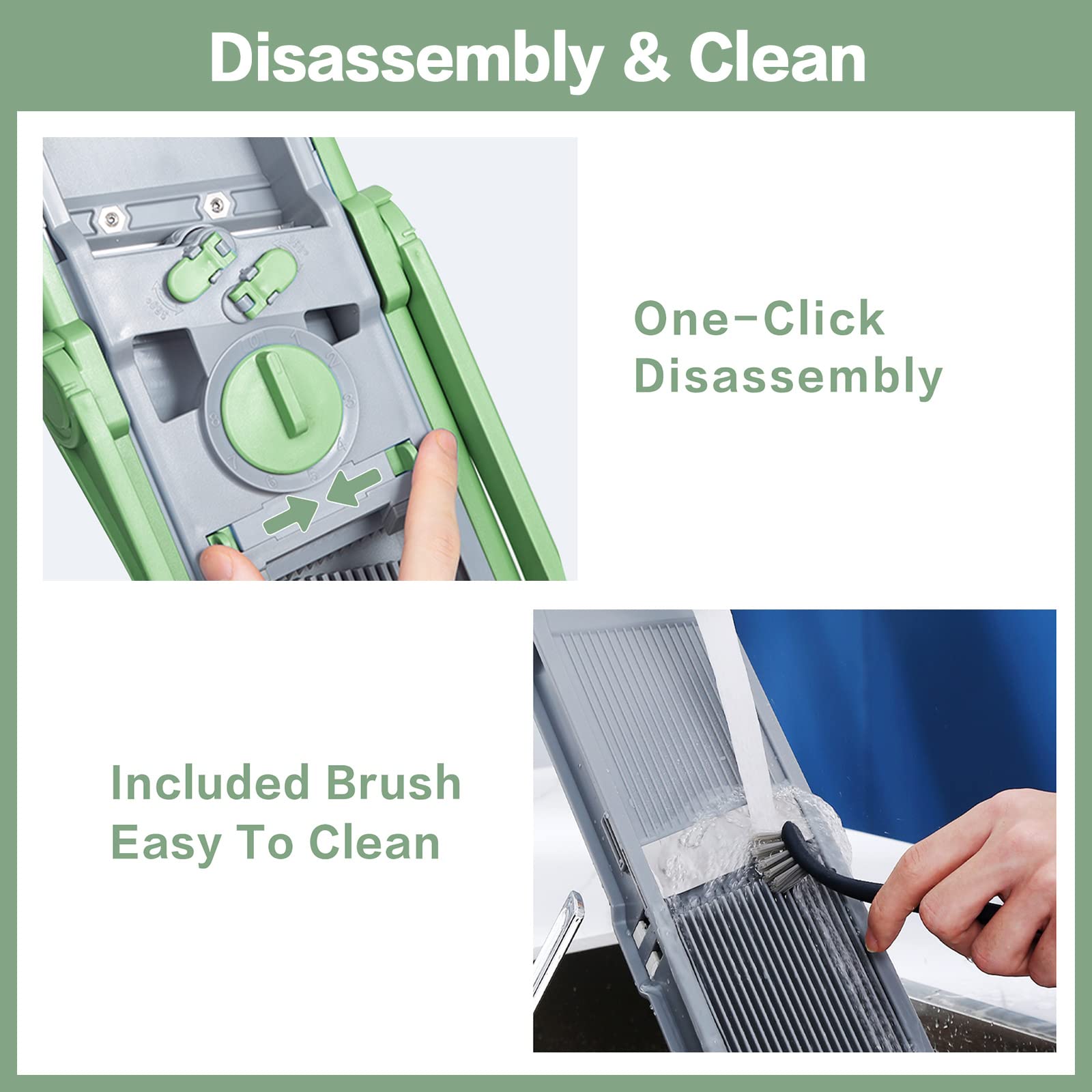 ONCE FOR ALL JS03 compact design with easy-clean features for simple post-prep cleanup