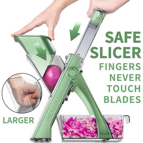 ONCE FOR ALL JS03 side handle with large capacity container supports bulk chopping