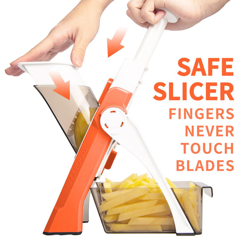ONCE FOR ALL stainless steel blades close up highlighting durability