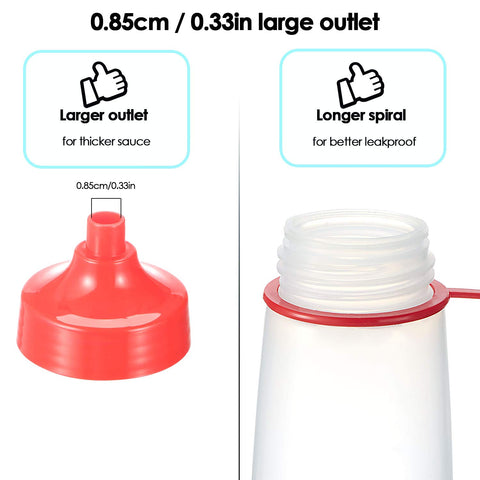 Ondiomn BPA-free squeeze bottle for safe food storage