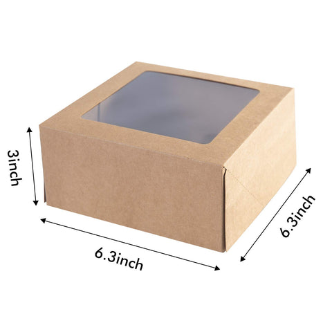 ONE MORE kraft cupcake box interior view highlights four-cavity insert for stable transport.