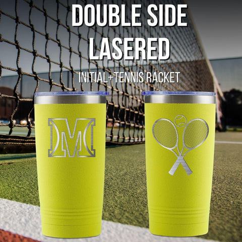 Onebttl 20oz stainless steel tumbler keeps drinks at the right temp during workouts.