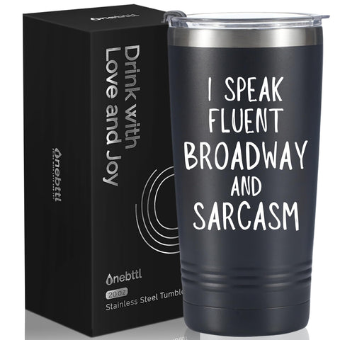 Onebttl Broadway musical tumbler 20oz with a stylish design for on-the-go theater lovers