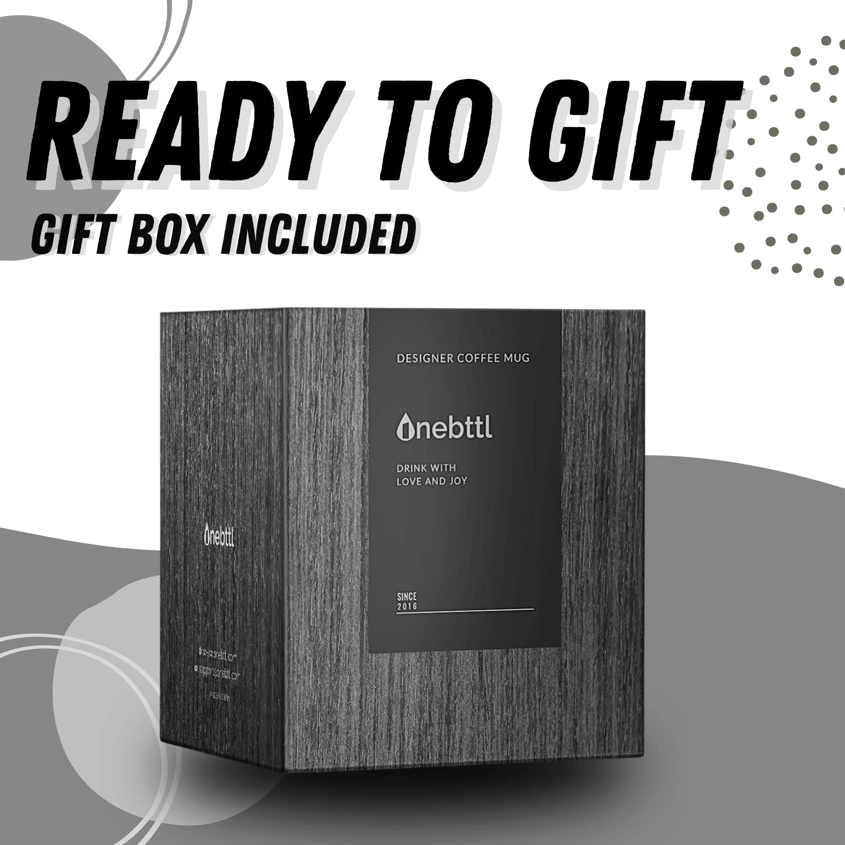 Onebttl 13.5oz-capacity mug suits daily coffee rituals.