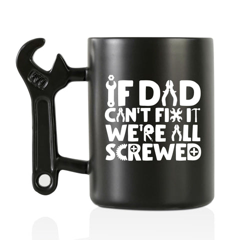 Onebttl coffee mug with wrench handle for sturdy everyday coffee