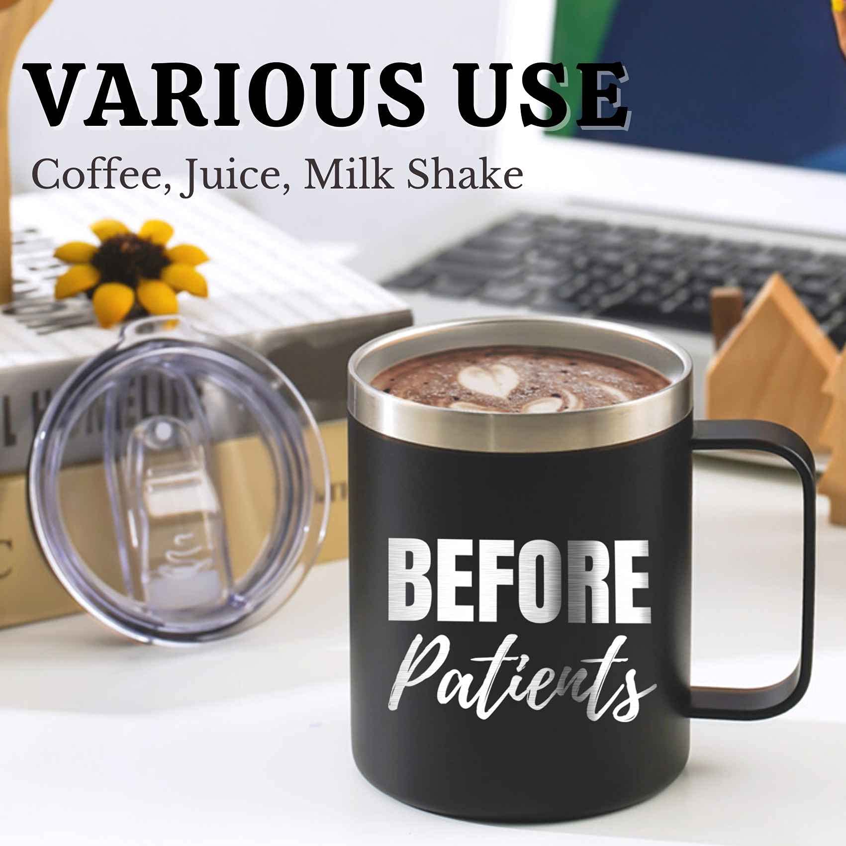 Onebttl stainless steel mug close-up shows durable 18/8 construction.