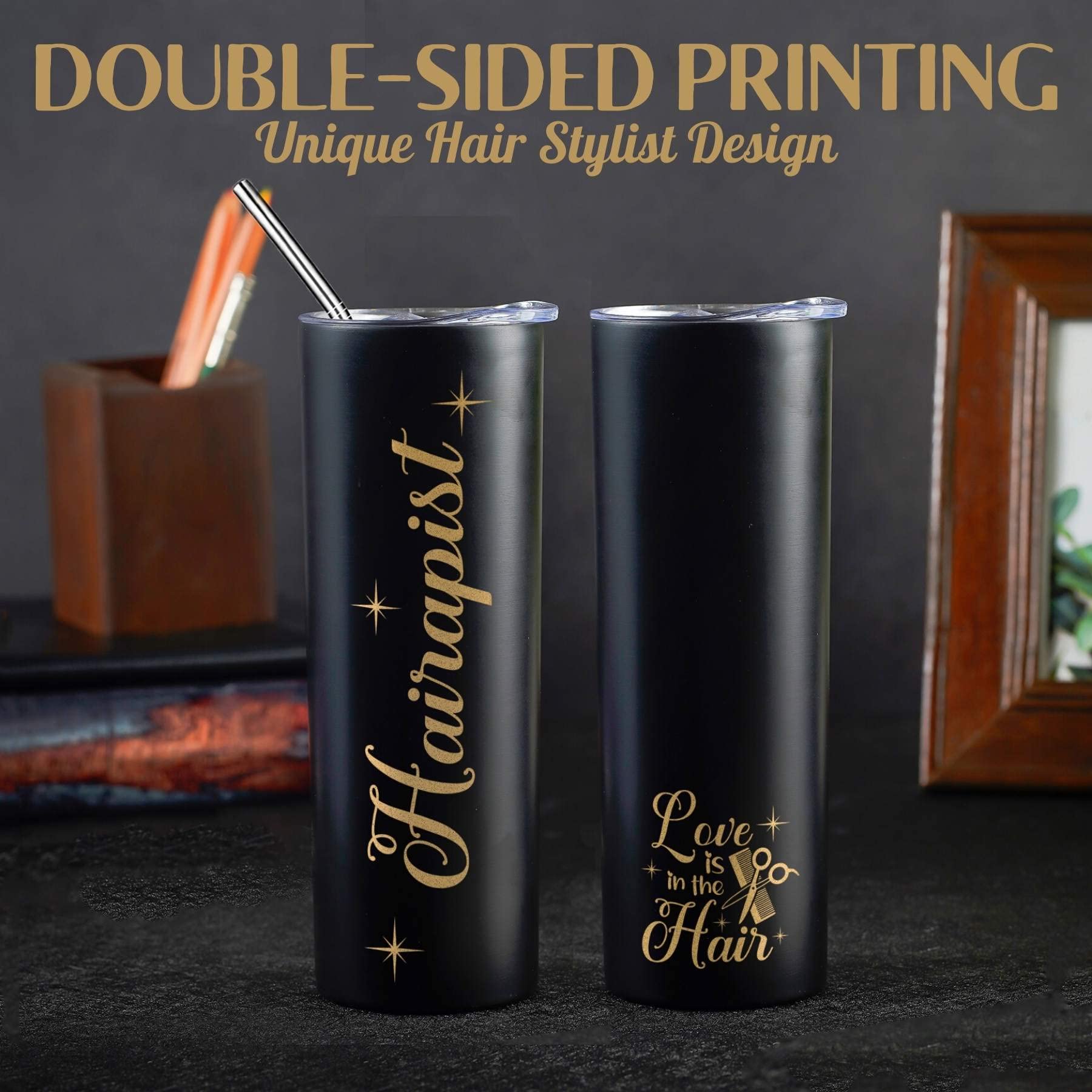 Onebttl double-wall insulated tumbler keeps beverages cold for hours.