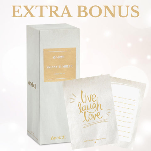 Onebttl double-wall vacuum insulation preserves cold and hot drinks