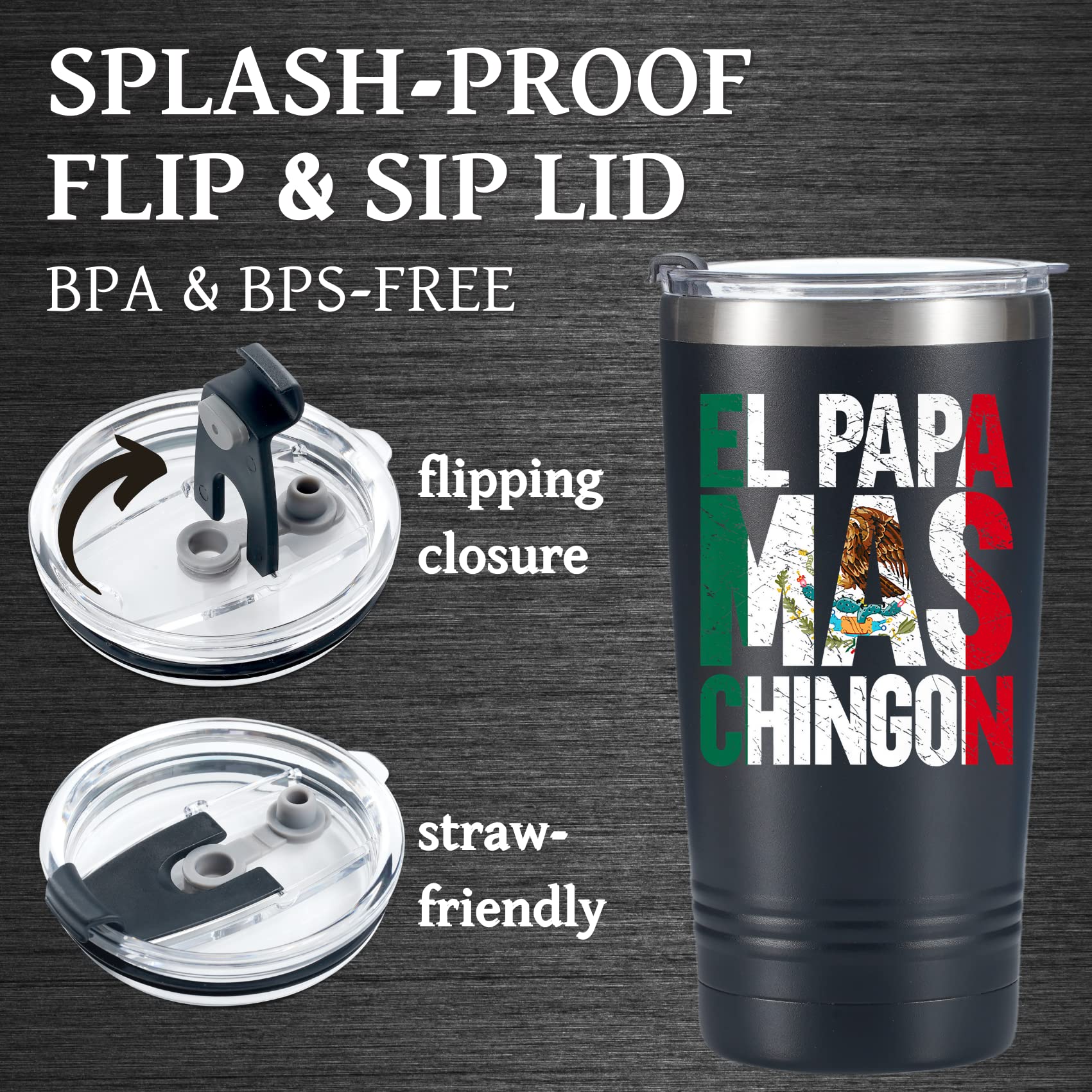 Onebttl durable-coated grip on stainless steel for daily use.