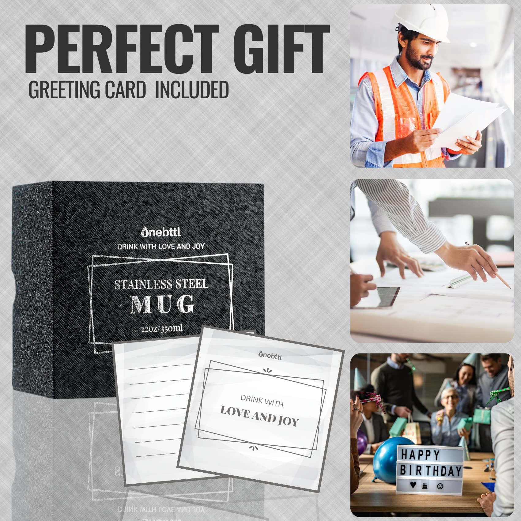 Onebttl gift-ready packaging makes gifting engineers simple and stylish.