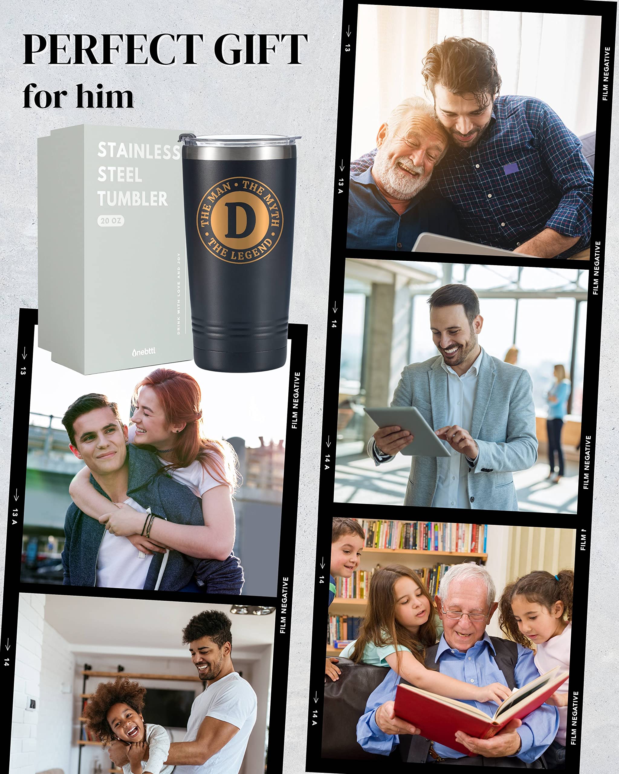 Onebttl gift-for-him tumbler, perfect for birthdays and holidays.