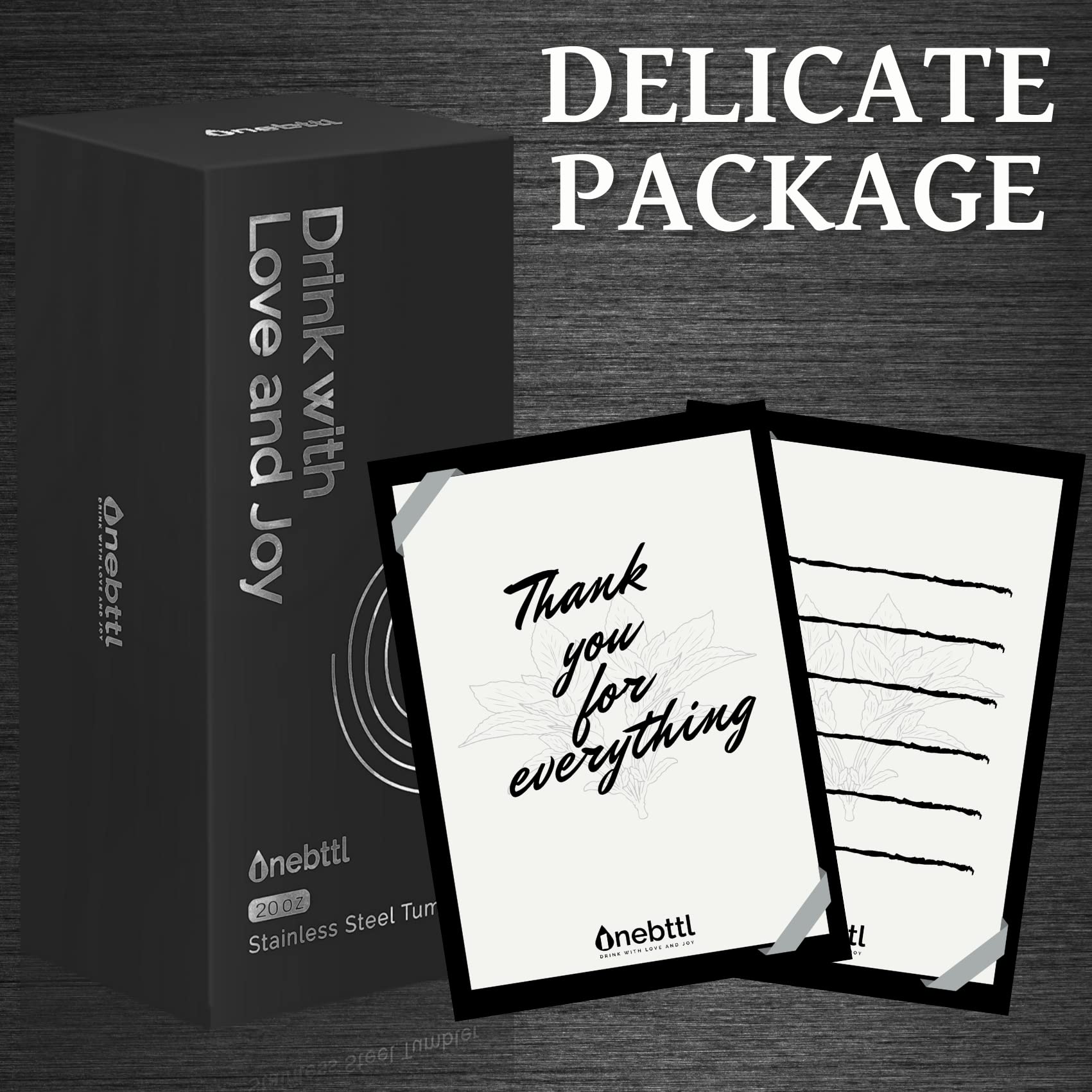 Onebttl gift-ready packaging simplifies gifting.