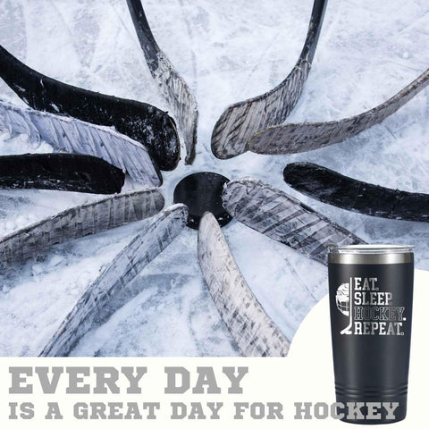Onebttl Ice Hockey Player Gift 20oz tumbler suits coffee or tea rituals.