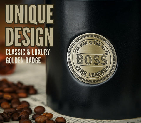 Onebttl mug with ergonomic handle and curved rim for comfortable sipping.