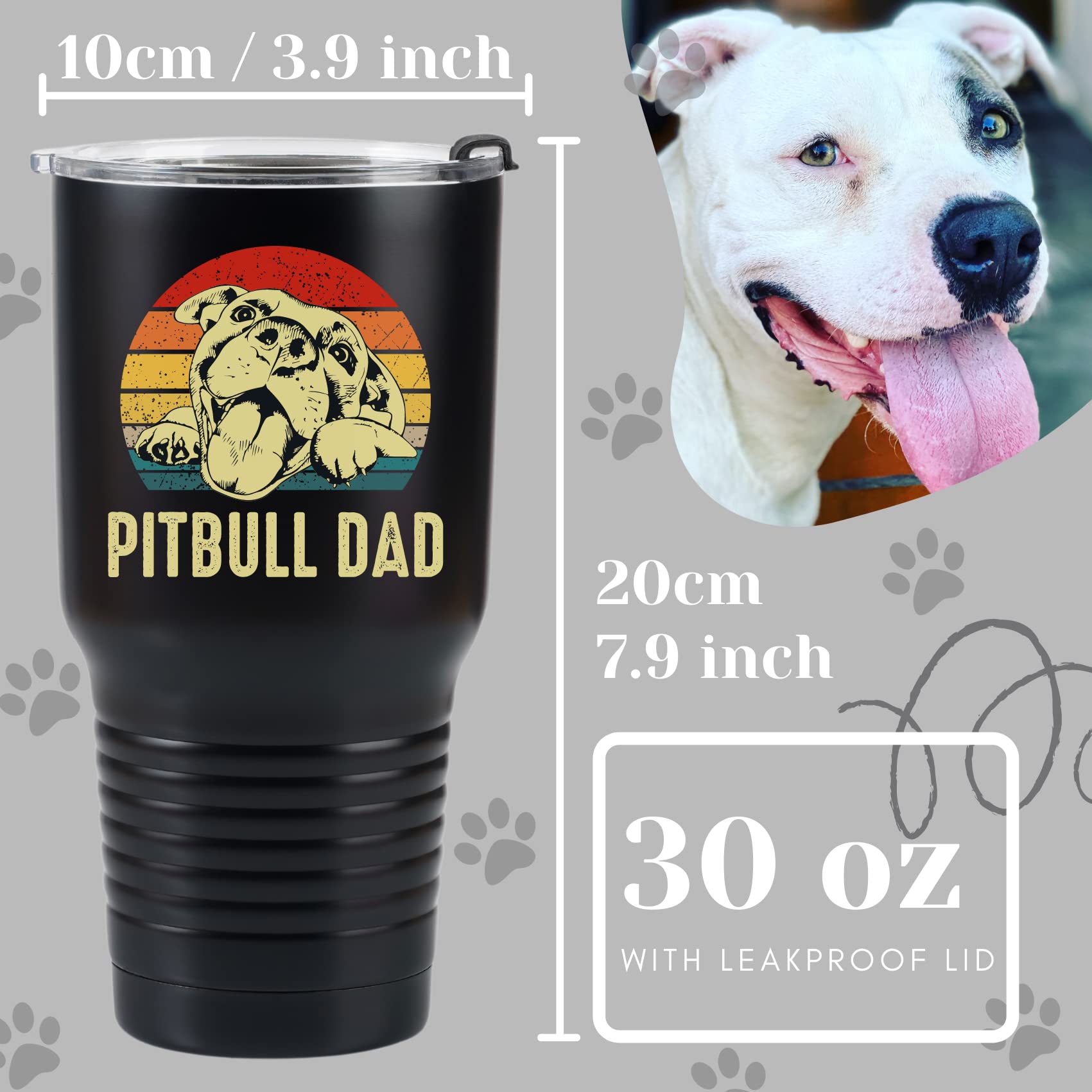 Onebttl Pitbull gift box set ready packaging for dog lover occasions