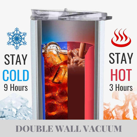 Onebttl Purple Butterfly Tumbler with built-in ice retention for extended cold drinks