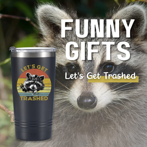 Onebttl raccoon tumbler front design for daily use