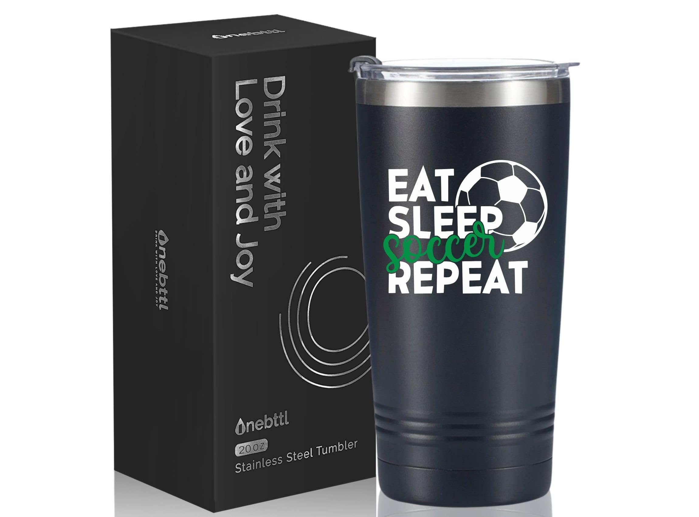 Onebttl coach travel mug 20oz black for on-the-go hydration during practice.