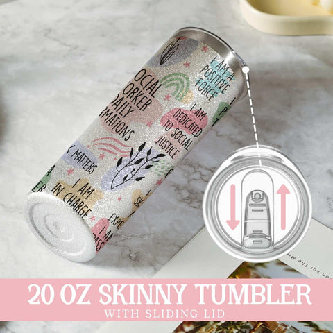 Onebttl stainless steel travel tumbler makes a thoughtful social worker gift